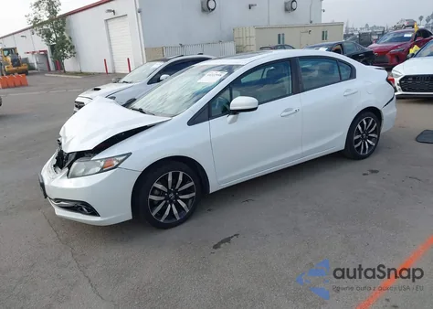 2015 Honda Civic Ex-L z USA, uszkodzony, nr VIN 19XFB2F92FE260941